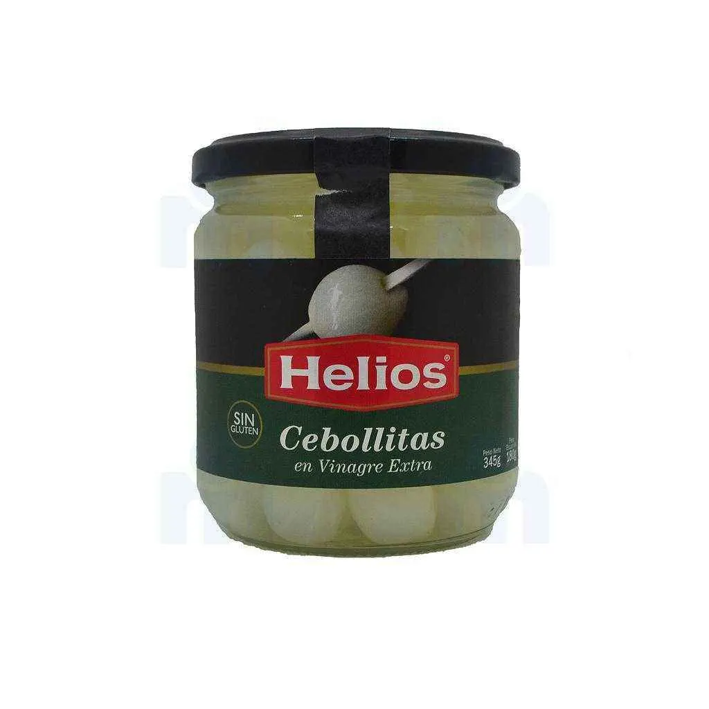 Oignons en vinaigre extra 345g - HELIOS