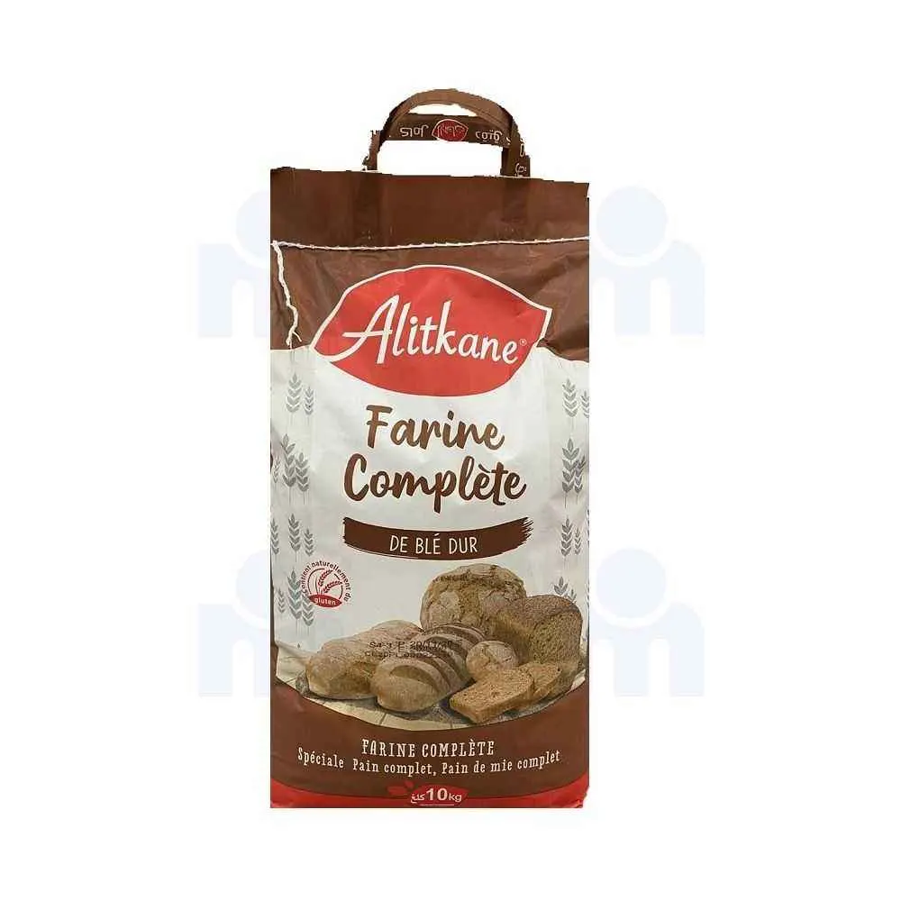 Farine complète de blé dur 10Kg - AL ITKANE