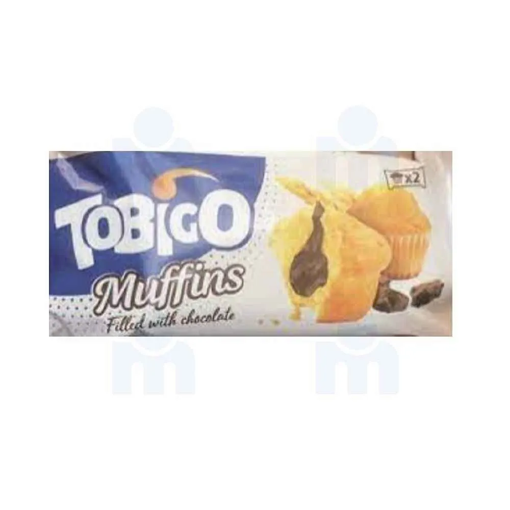 Muffins fourrées au chocolat x2 50g - TOBIGO