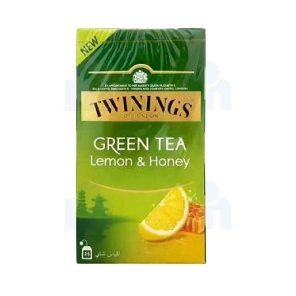 Thé vert citron et miel x25 sachets - TWININGS