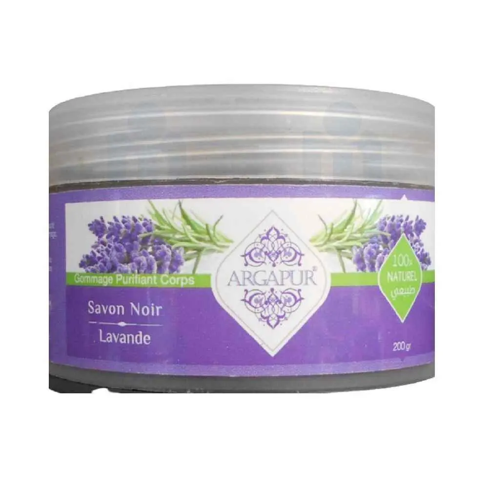 Savon noir à la lavande 200g - ARGAPUR