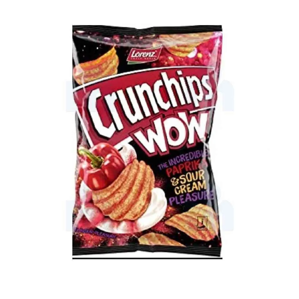 Crunchips Wow paprika & sour cream 80g - LORENZ