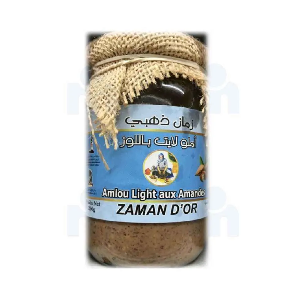 Amlou light aux amandes 200g - ZAMAN D'OR