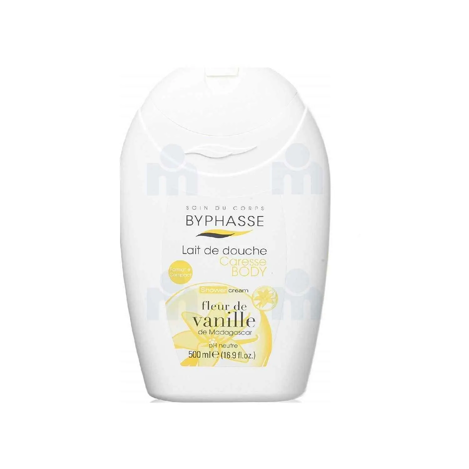 Lait de douche à la fleur de vanille Caresse 500ml - BYPHASSE