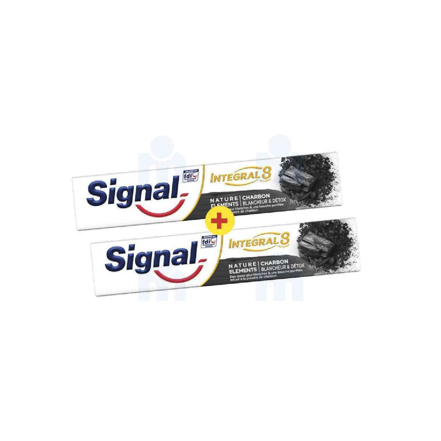 2 dentifrices Intégral charbon x75ml -75% sur le 2ème - SIGNAL