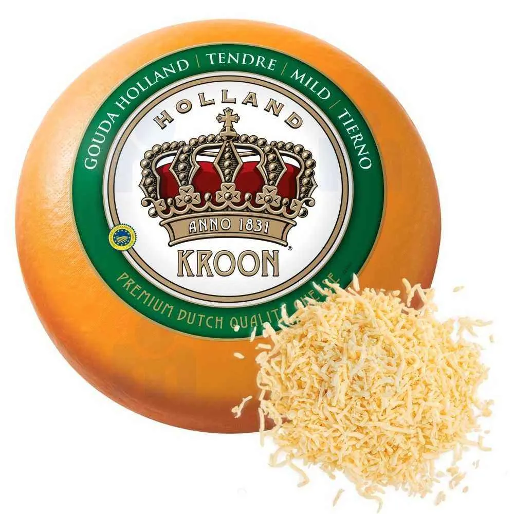 Fromage Gouda nature râpé 100g - KROON