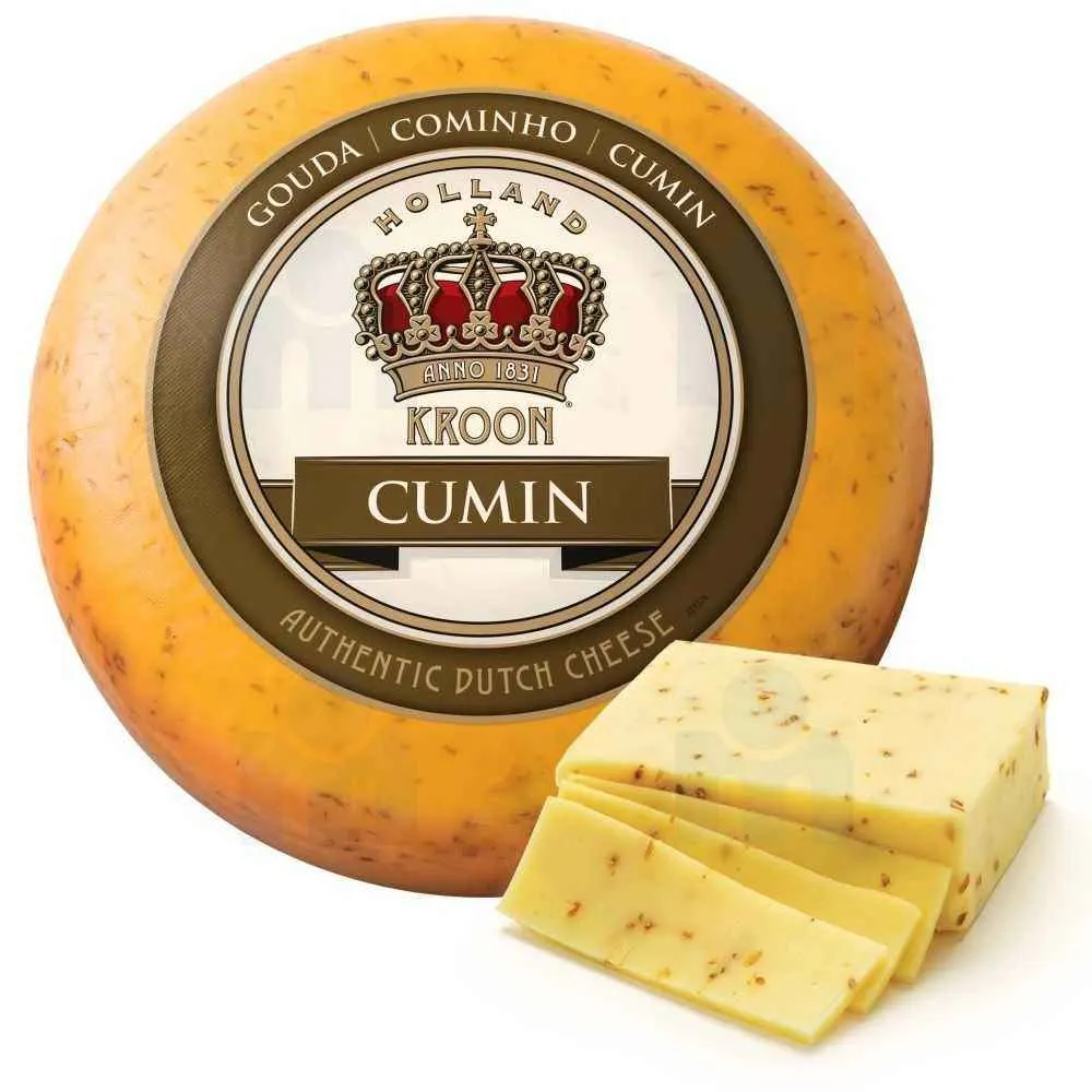 Fromage Gouda cumin en tranches 100g - KROON