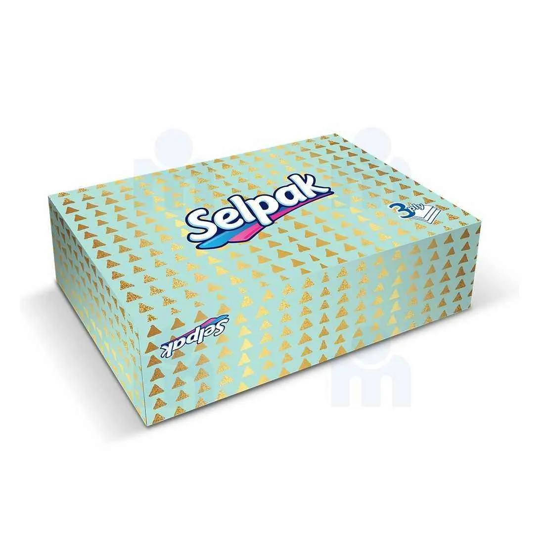 Boîte de mouchoirs blancs 3 plis x70 unités - SELPAK