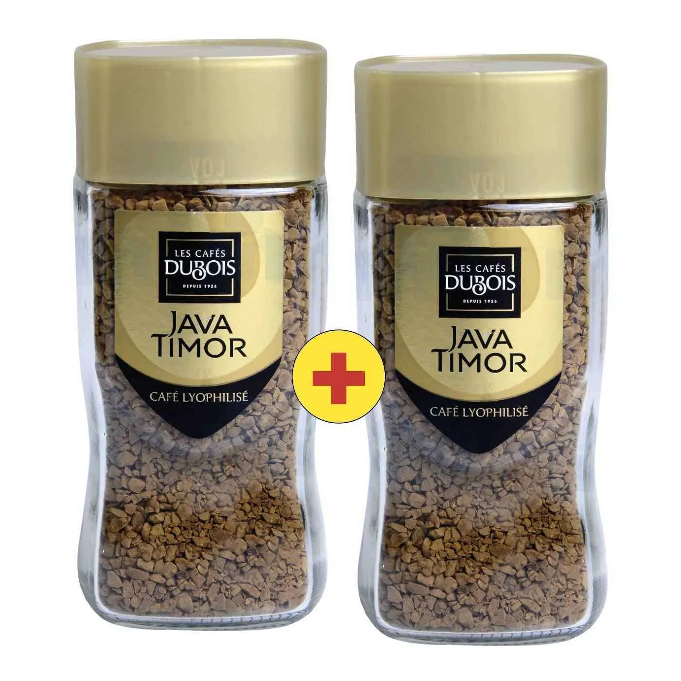 2 boîtes café soluble lyophilisé Java Timorx90g -50%sur le 2ème-LES CAFÉS DUBOIS