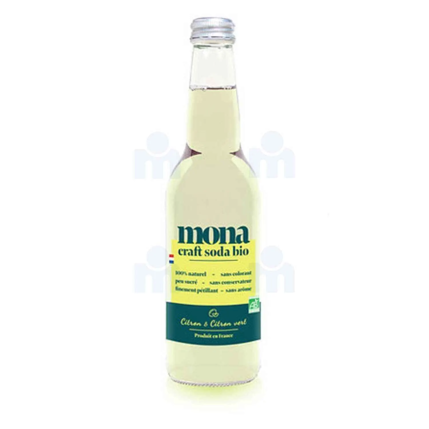 Mona craft soda citron & citron vert bio 33cl