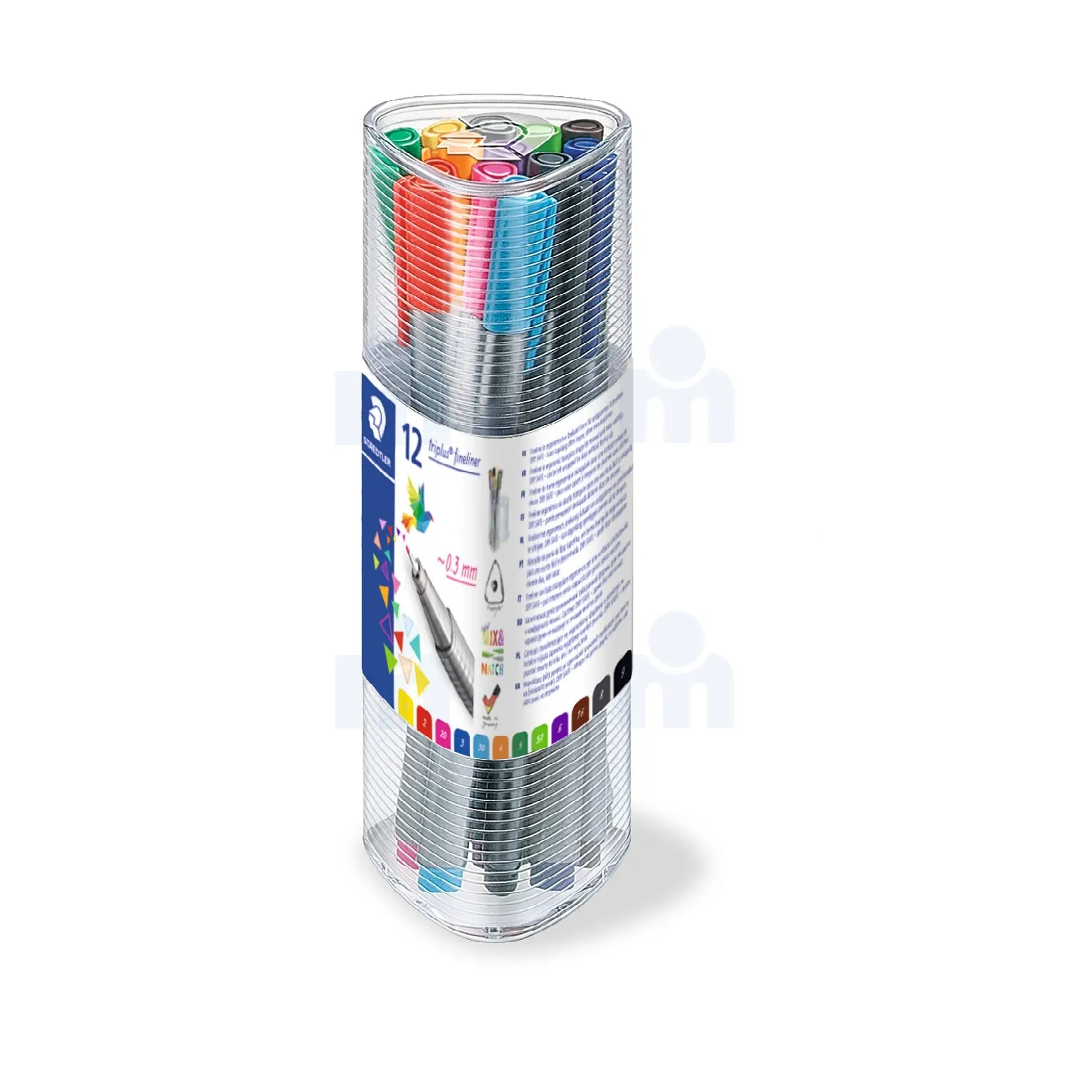 Stylos Fineliner set 12 couleurs - STAEDTLER