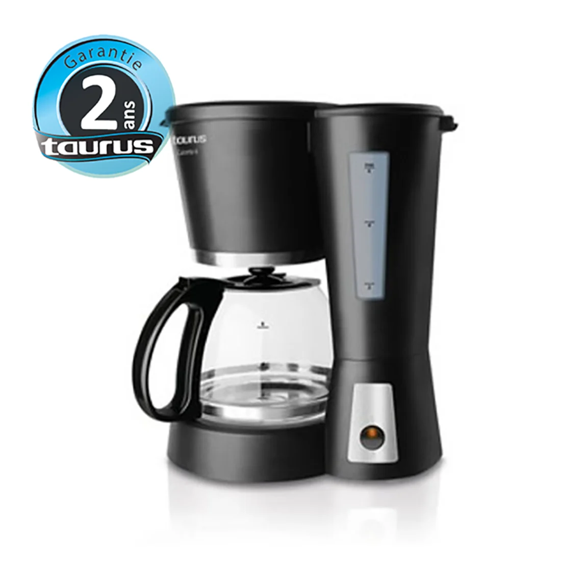 Cafetière LIVORNO 12 tasses noir - TAURUS