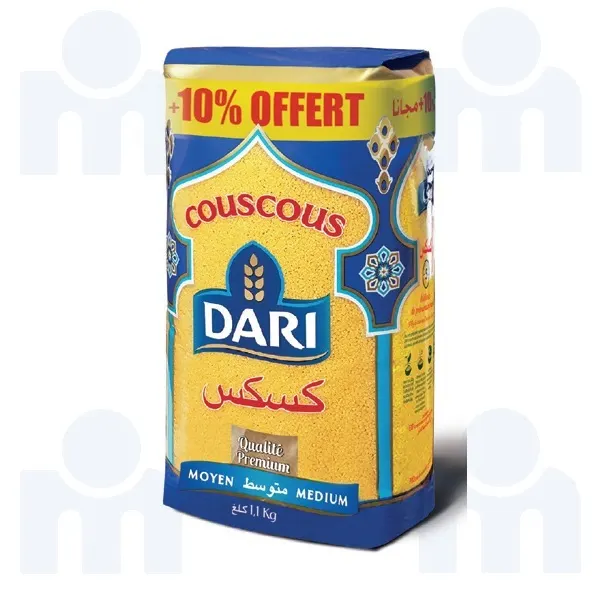 Couscous moyen 1Kg + 10% offert - DARI