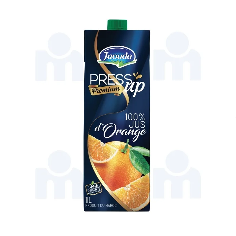 Jus 100% jus d'oranges Press Up 1L - JAOUDA