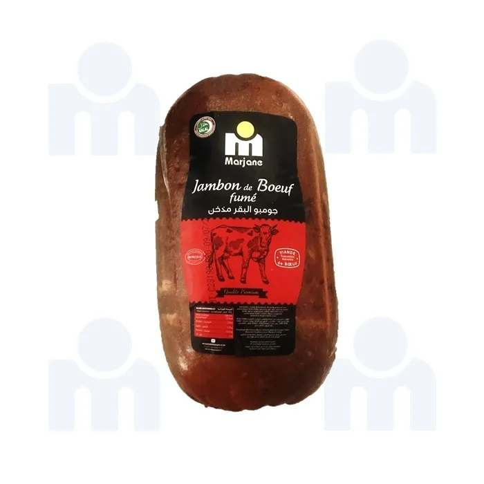 Jambon de bœuf fumé en tranches 100g - MARJANE