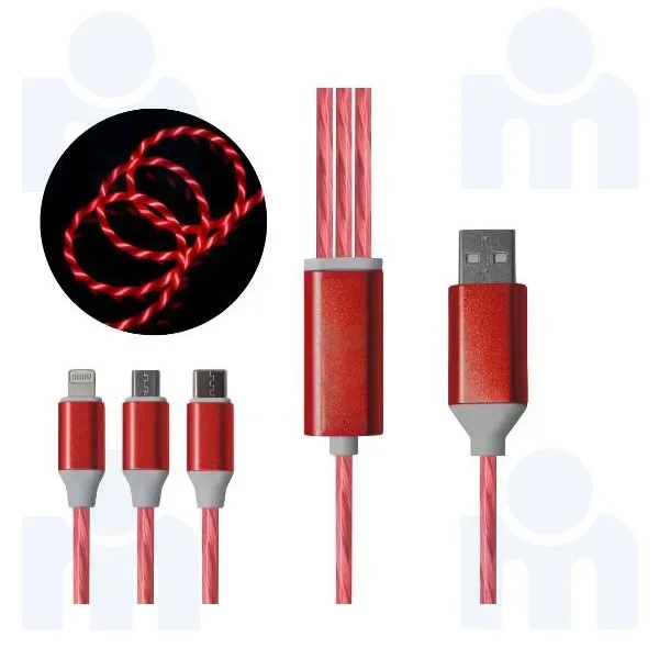 Câble 3en1 LED MF109323 2A - CITYTEK