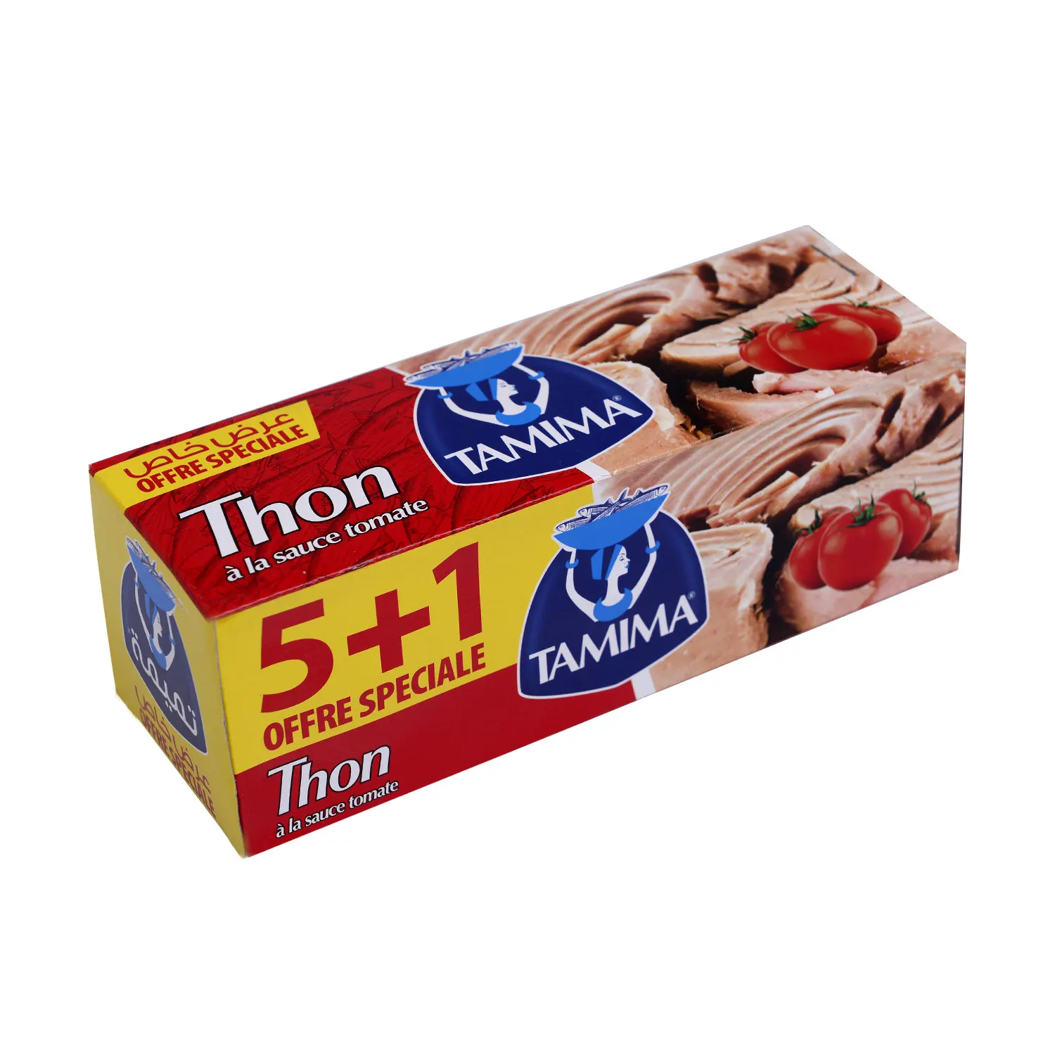 Thon entier à la sauce tomate 80g 5+1 gratuit - TAMIMA - vue 2