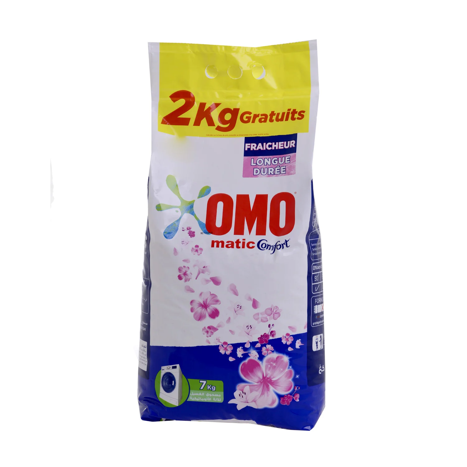 Lessive en poudre Matic floral 7Kg - OMO