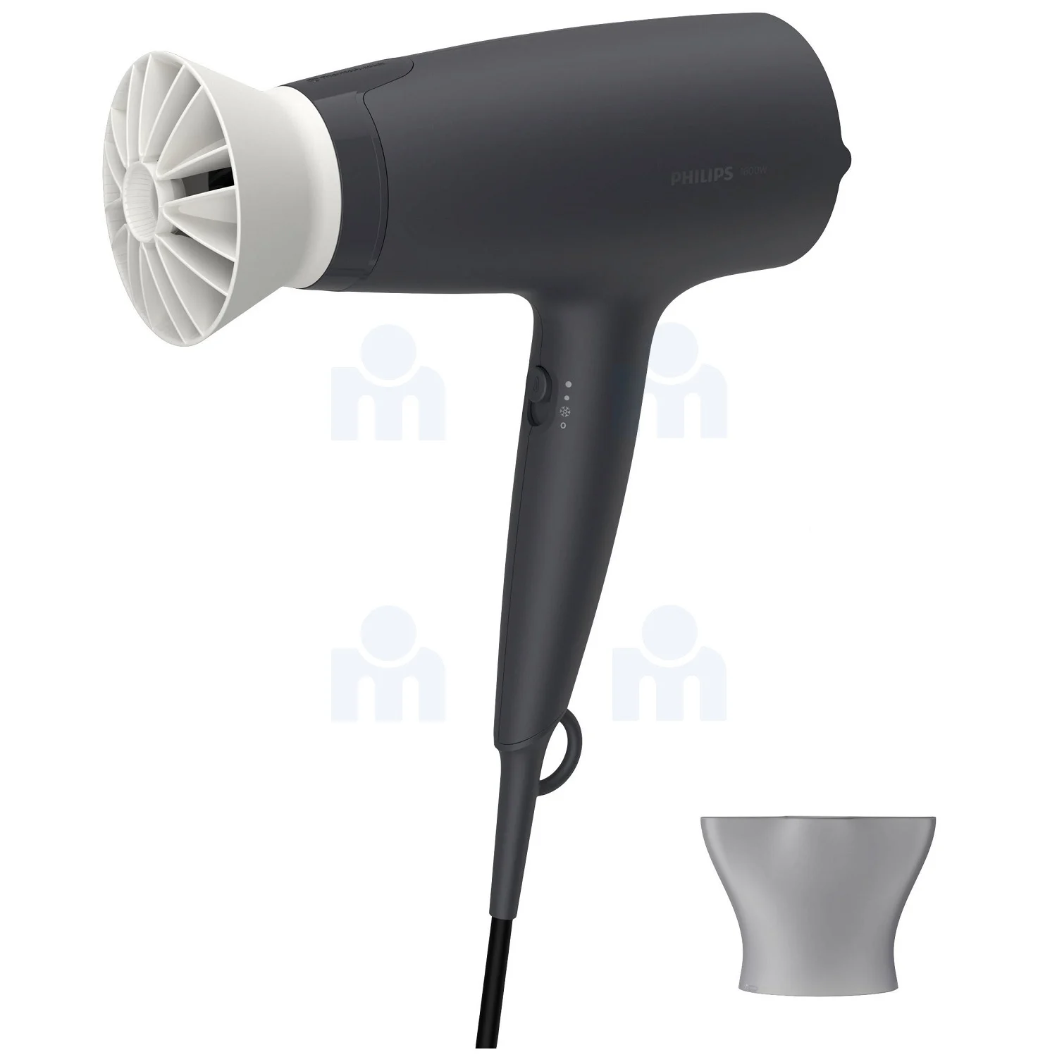 Sèche cheveux BHD302/10 thermo protect 1600W noir - PHILIPS