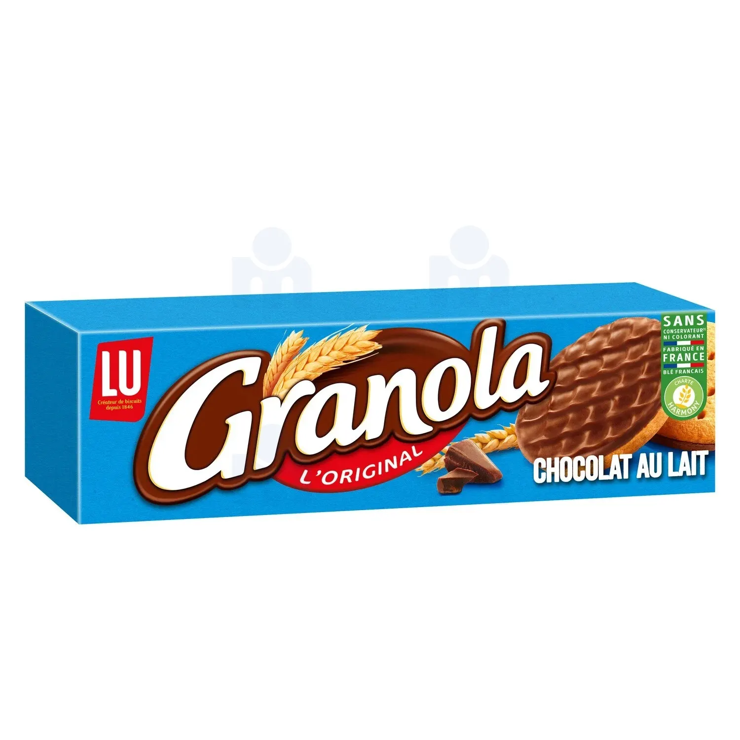 Biscuits sablés nappés au chocolat au lait Granola 200g - LU