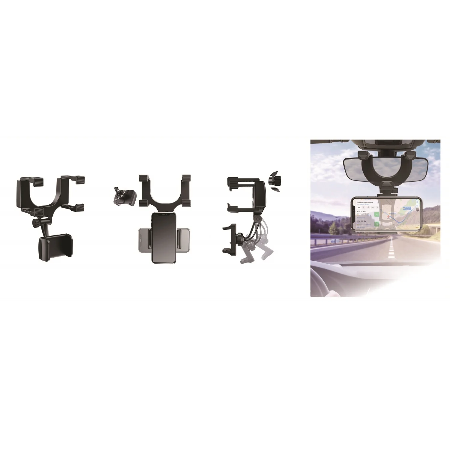 Support de téléphone pour rétroviseur MF109257 - CITYTEK 