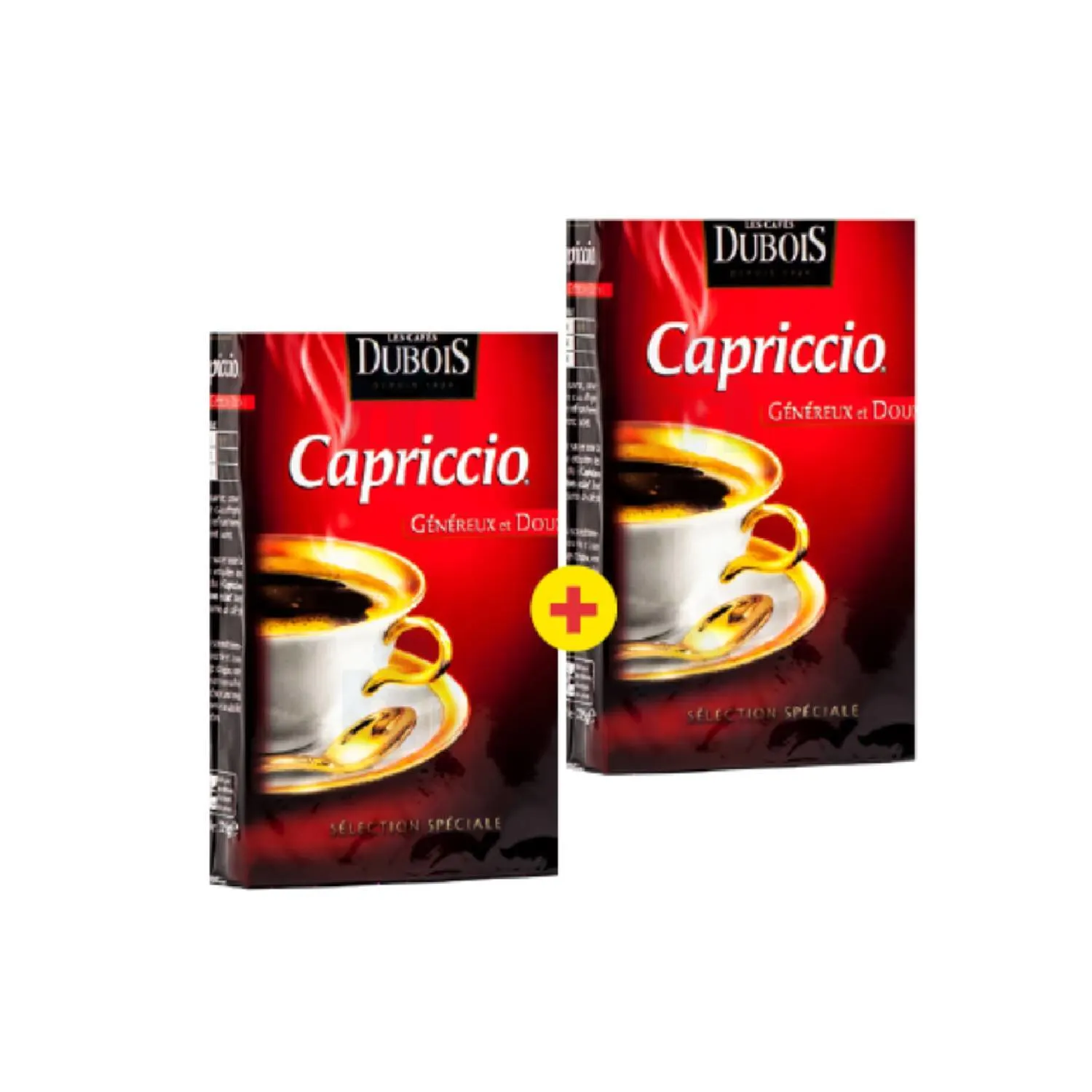 2 paquets de café moulu Capriccio x200g - LES CAFÉS DUBOIS