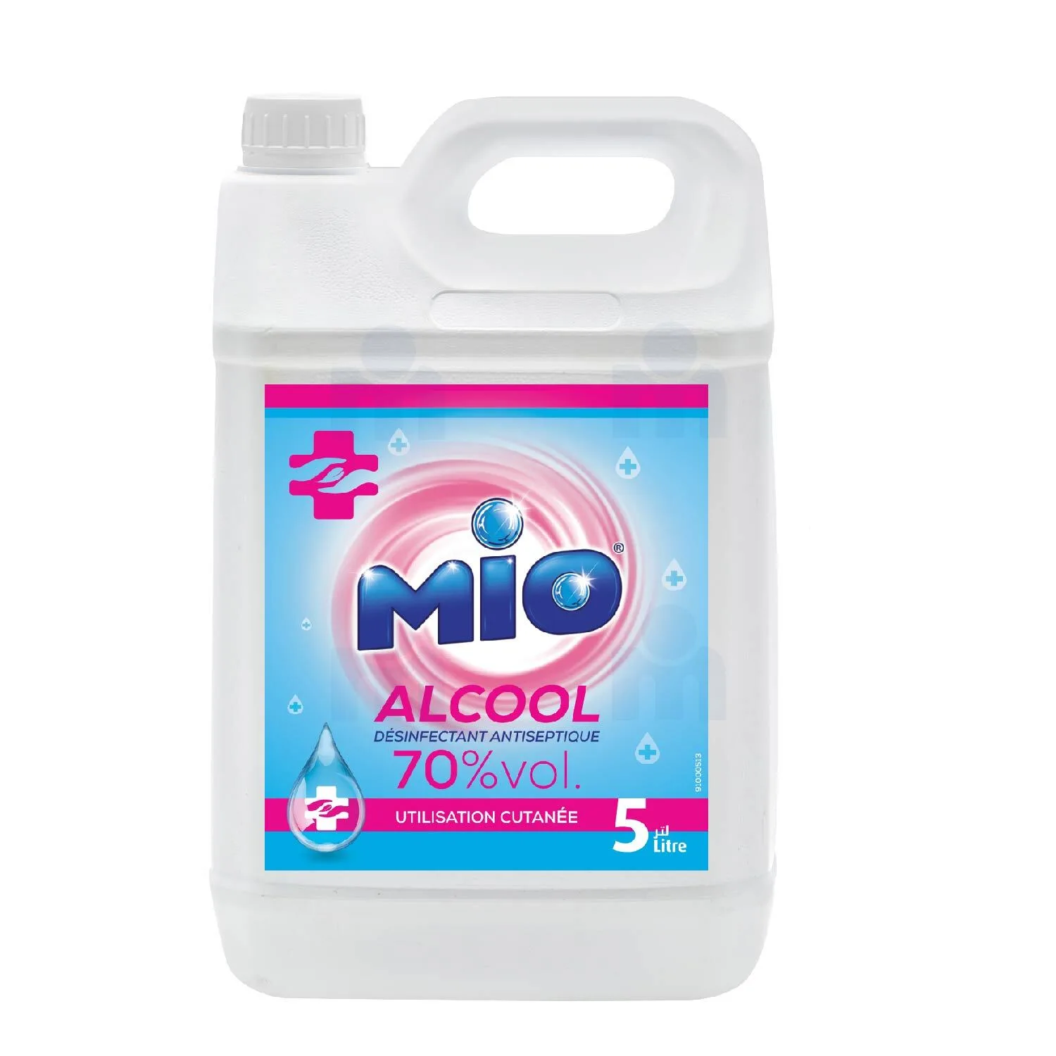Désinfectant antiseptique alcool 70% 5L - MIO