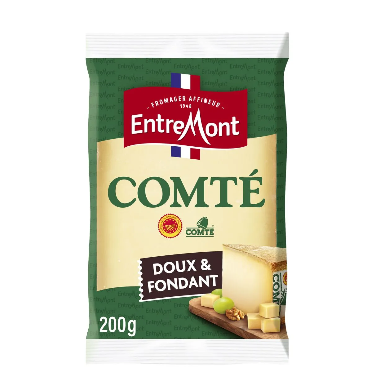 Fromage Comté AOP portion 200g - ENTREMONT