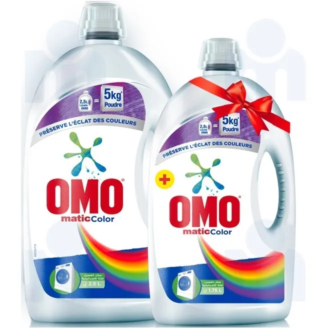 Lessive liquide Matic comfort 2,5L + Lessive liquide 1,75L - OMO