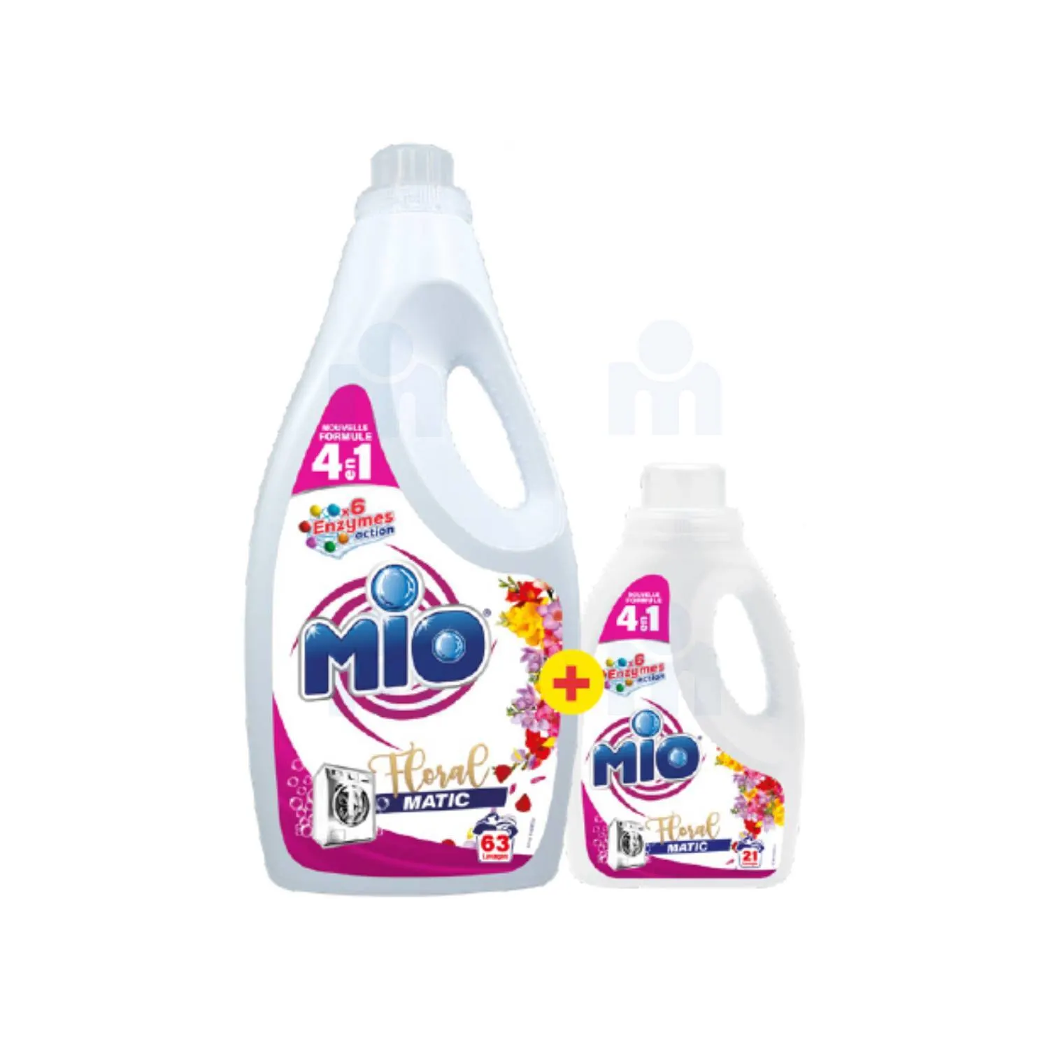 Lessive liquide Automatic savon de marseille 3L+1L gratuit - MIO