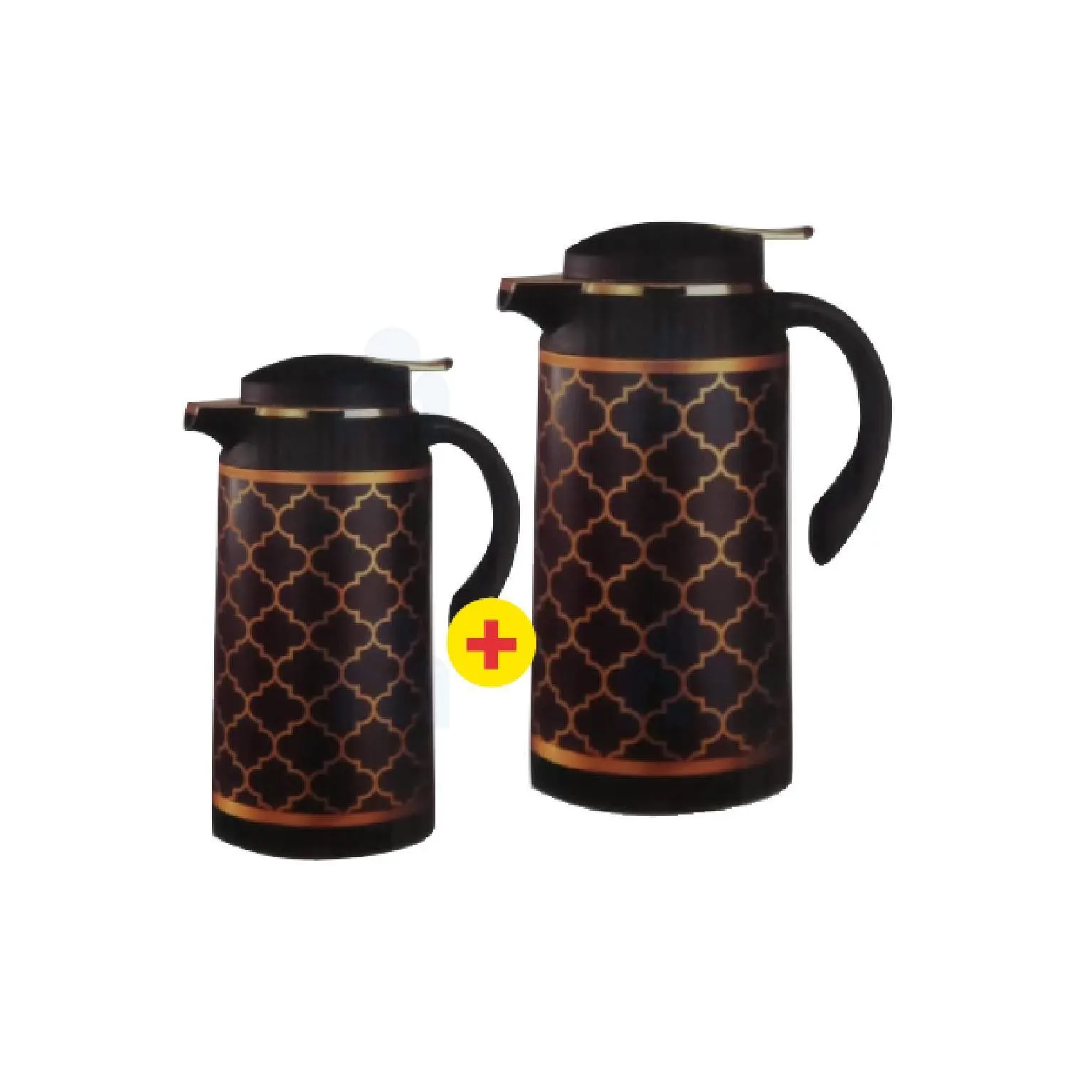 2 bouteilles Isothermes décorées 1L + 0,7L