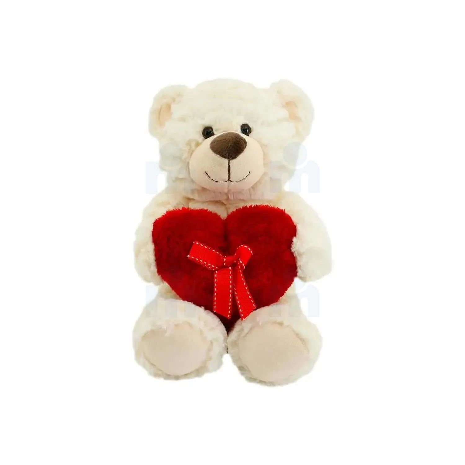 Ours en peluche avec cœur 25cm - ONE TWO FUN