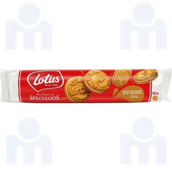 Biscuits sandwichs fourrés crème au Spéculoos 150g - LOTUS