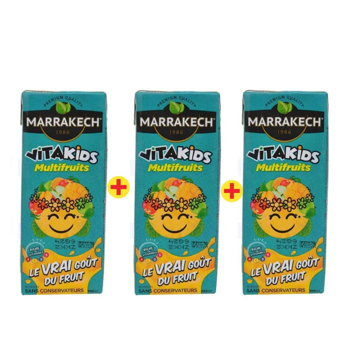 Marrakech Jus multifruits tropical Vita Kids 3x20cl