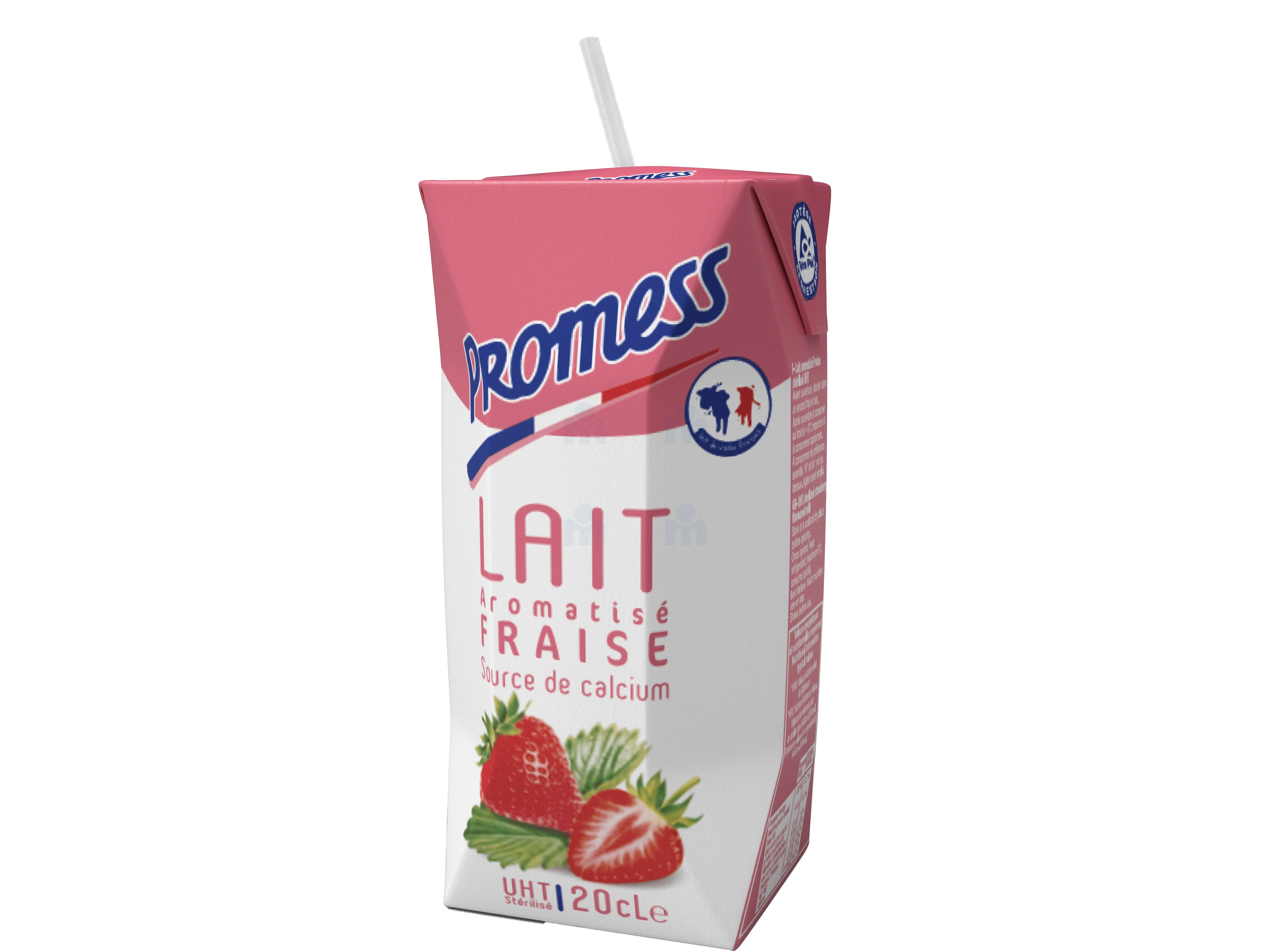 Lait aromatisé à la fraise 20cl - PROMESS 