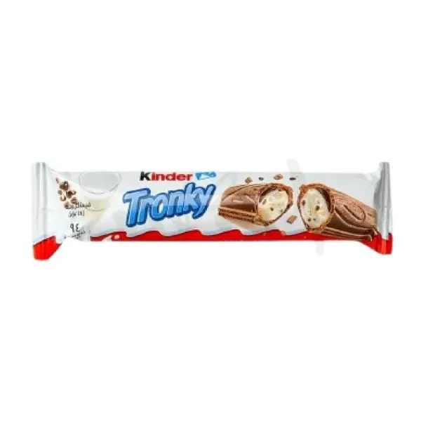 Gaufrette au cacao fourrée au lait crémeux Tronky T1 18g - KINDER