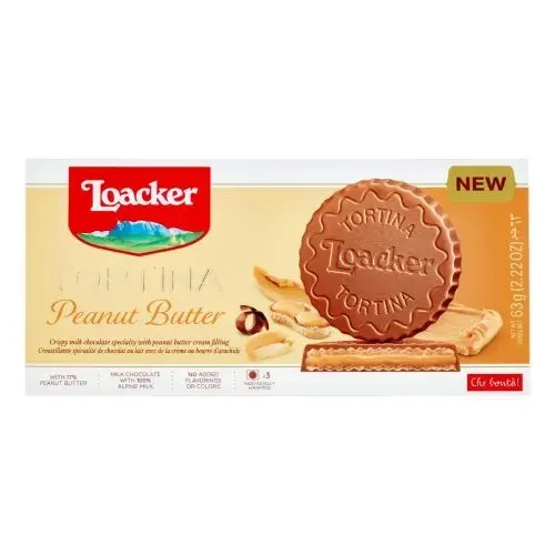 Tortina Beurre de Cacahuète 63g - LOACKER