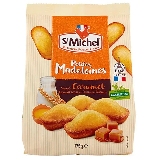 Minis madeleines saveur caramel 175g - SAINT MICHEL