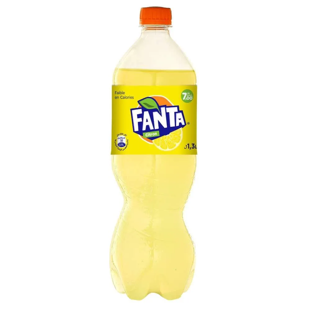 Fanta citron faible en calories 1,3L