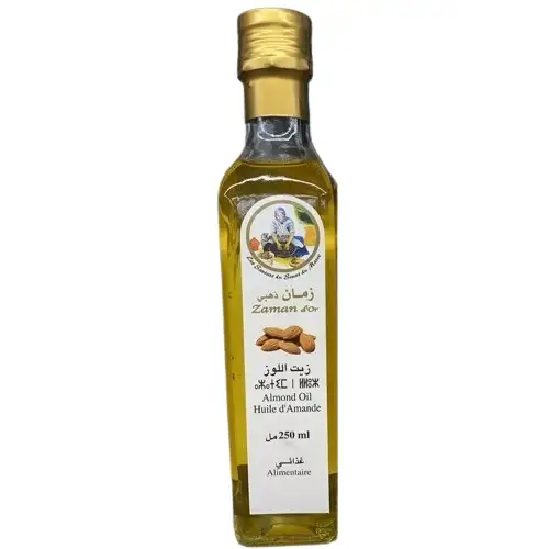 Huile d'amande grillée alimentaire 250ml - ZAMAN D'OR