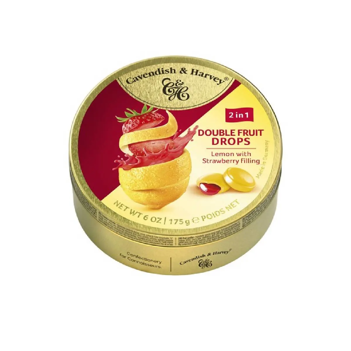 Bonbons au citron fourrés à la fraise 175g - CAVENDISH & HAVERY