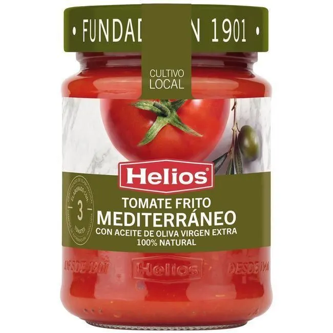 Sauce tomates frites à l'huile d'olive extra vierge 300g - HELIOS