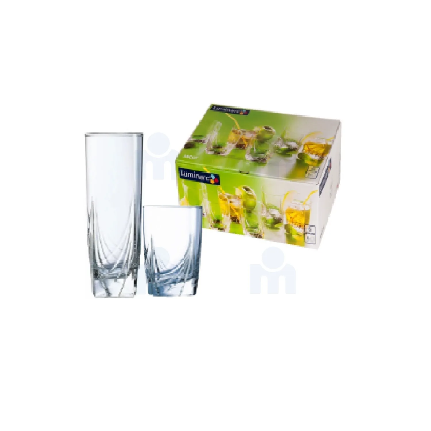 6 verres ascot forme haute 30cl - LUMINARC