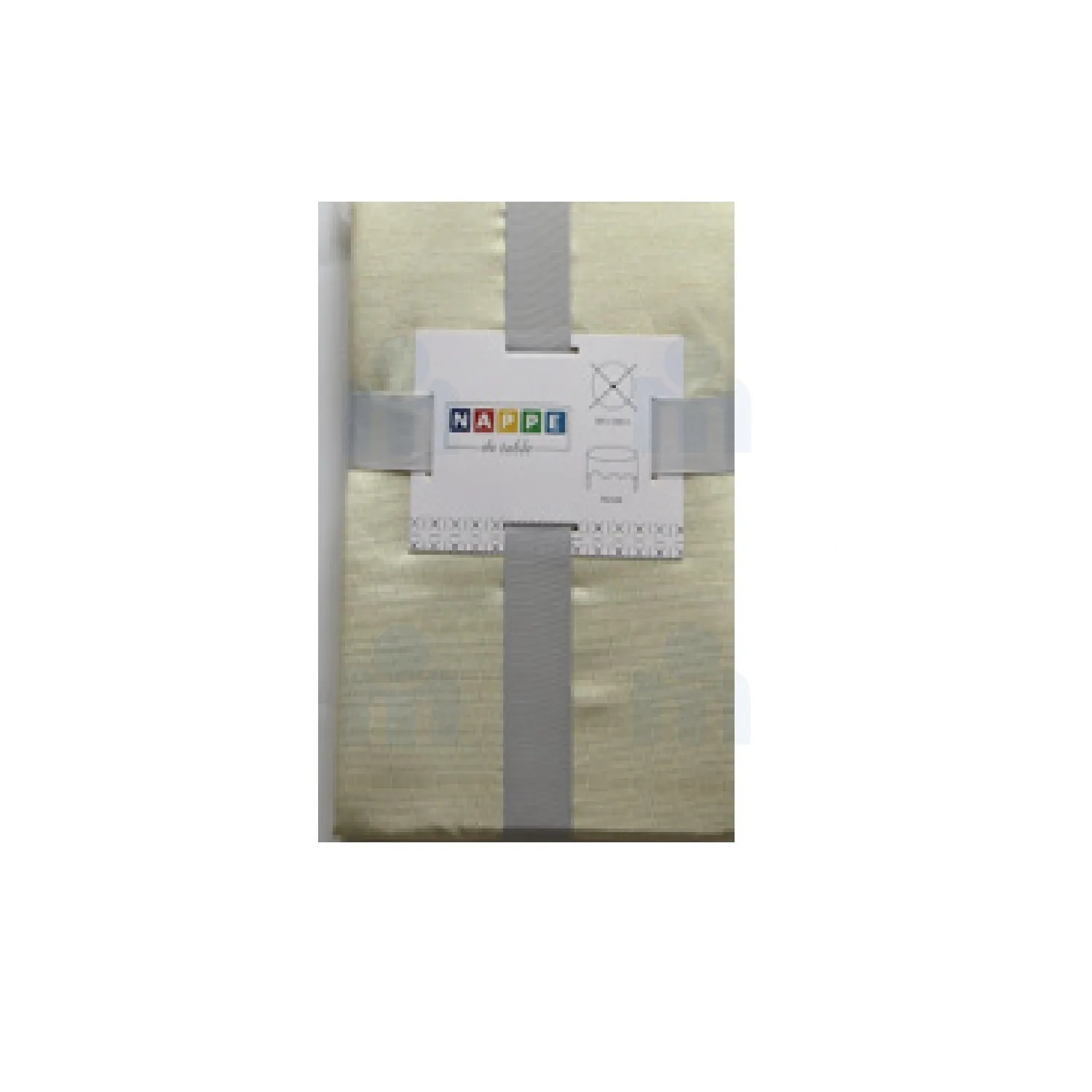 Nappe ronde effet Lin 180cm