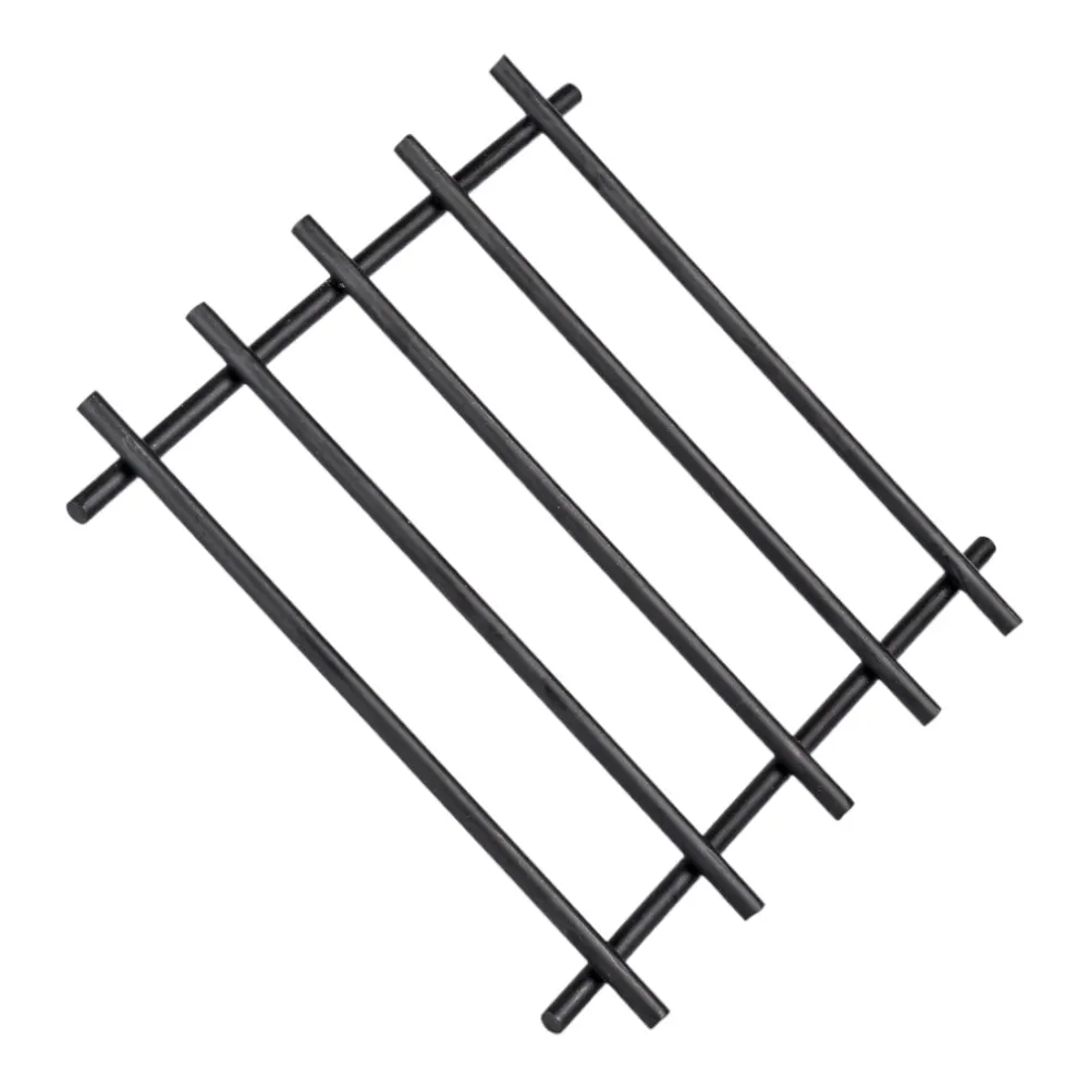 Dessous de plat carré noir