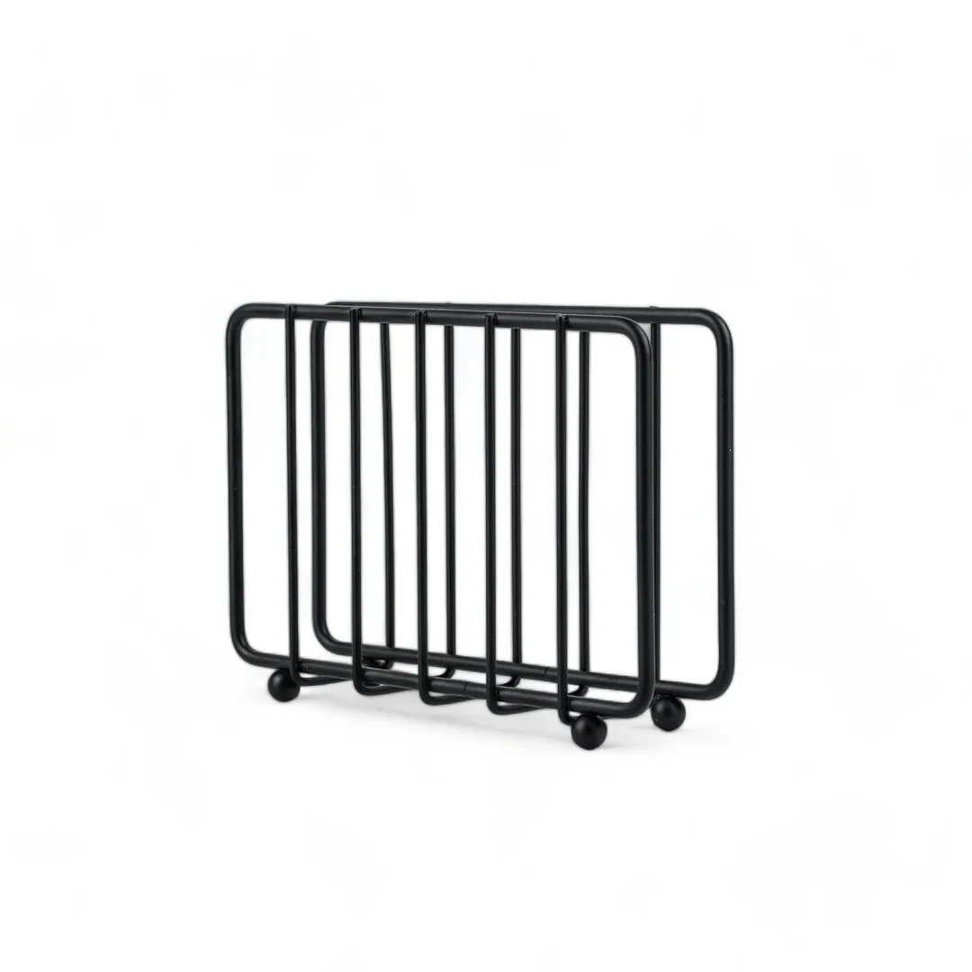 Support de serviette en papier noir