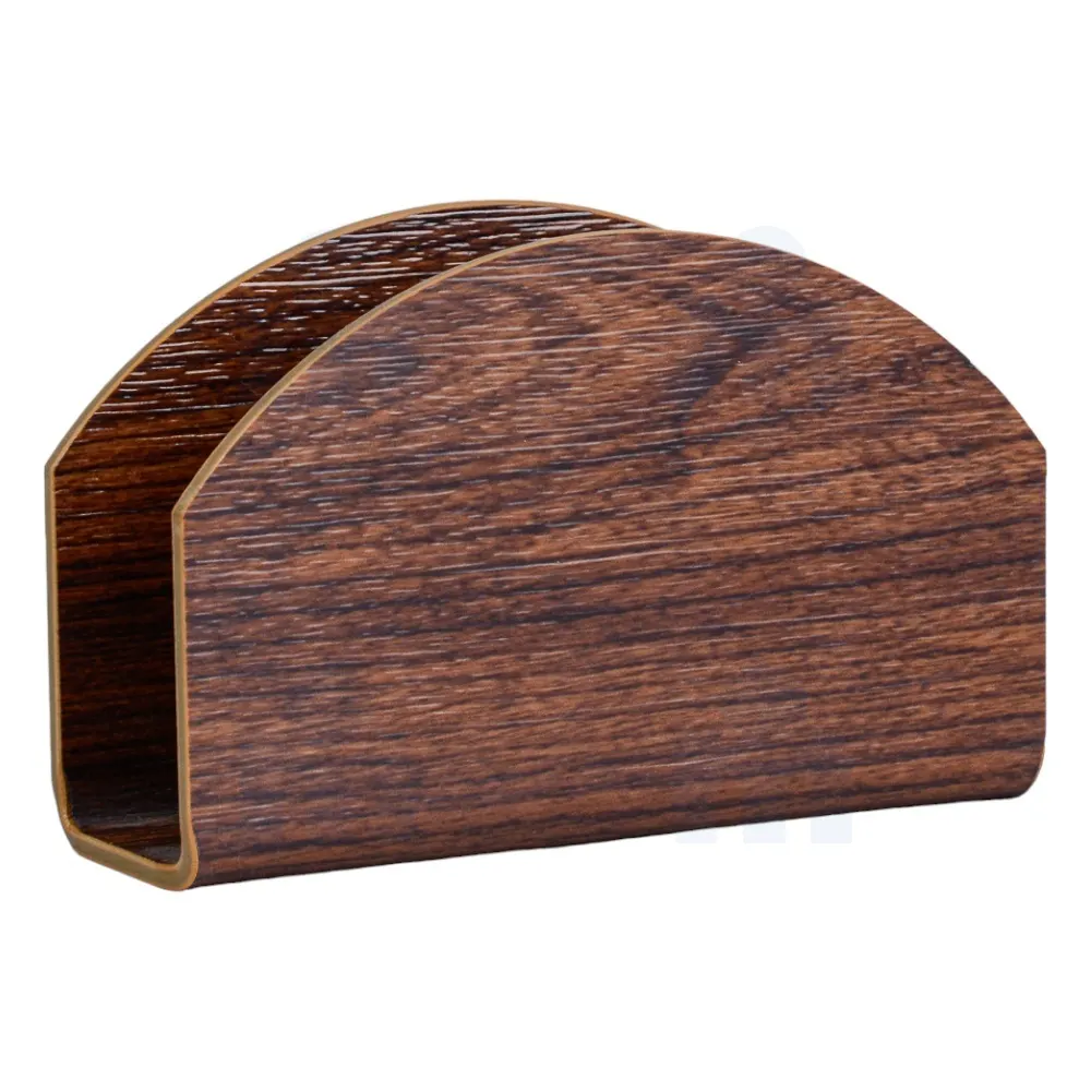 Porte serviette moderne en mélamine effet bois 