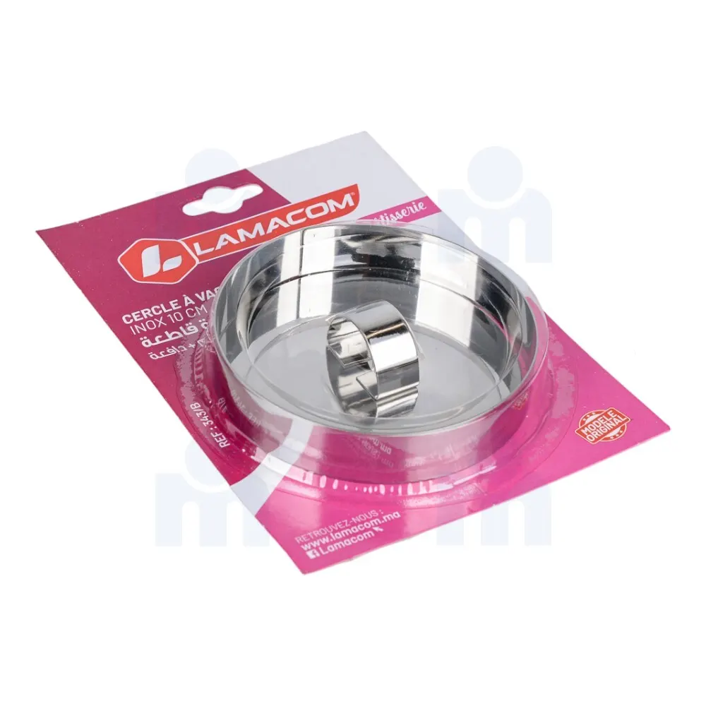 Cercle à vacherin ø10 + poussoir