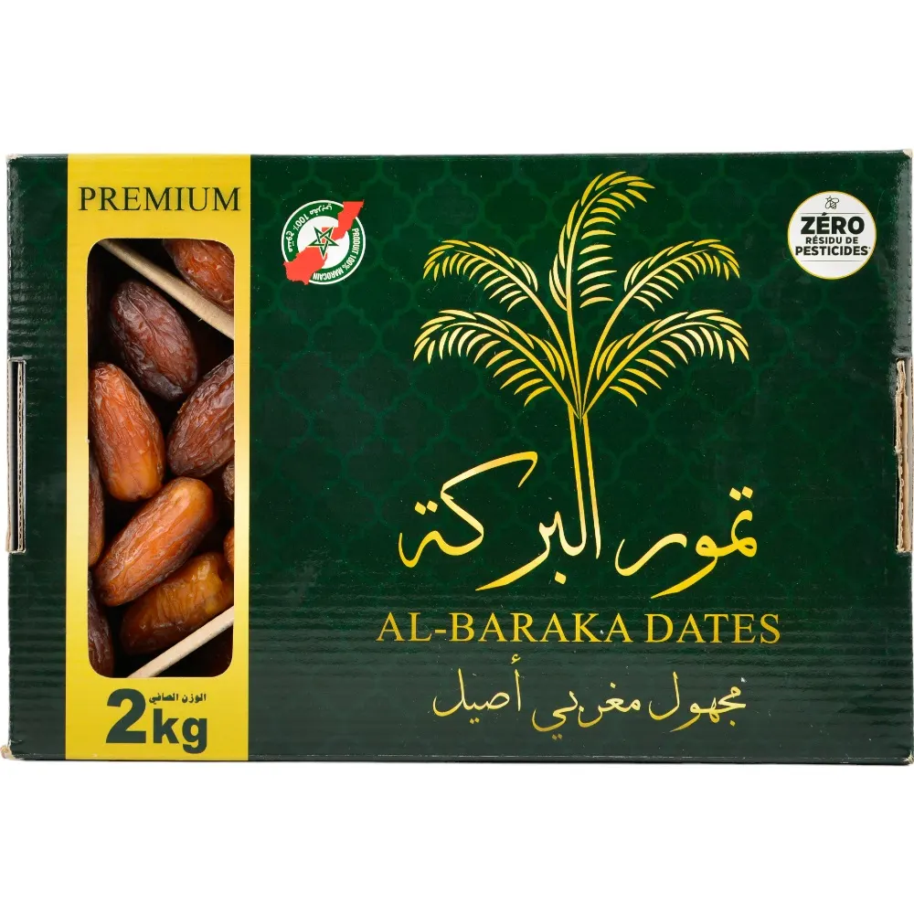 Dattes Mejhoul Premium petit calibre 2Kg - AL-BARAKA DATTES