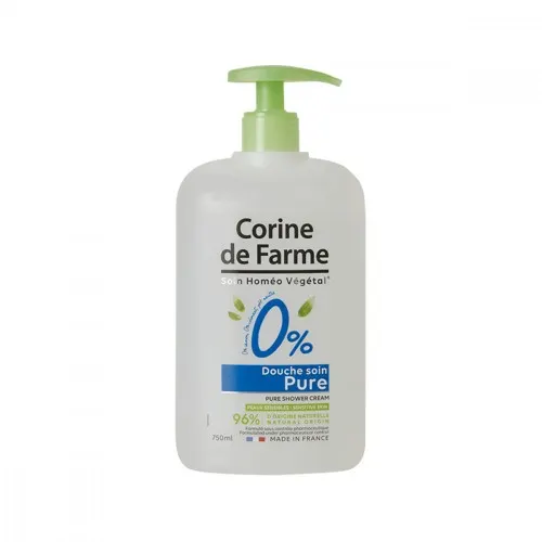 Douche soin pure 0% 750ml - CORINE DE FARME